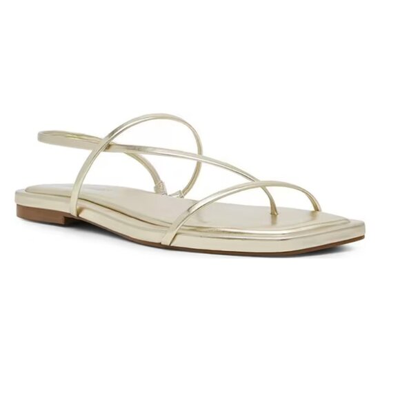 Steve Madden Lynley Strappy Sandals - new without tags gold met - Picture 1 of 2